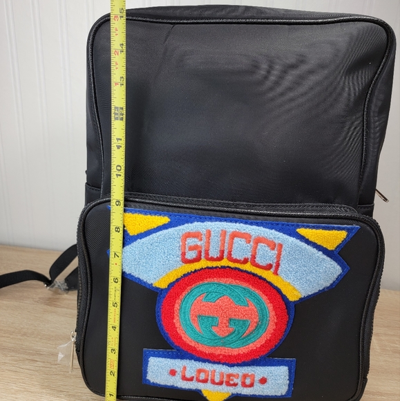 Gucci Embroidered Nylon Backpack - Picture 11 of 16